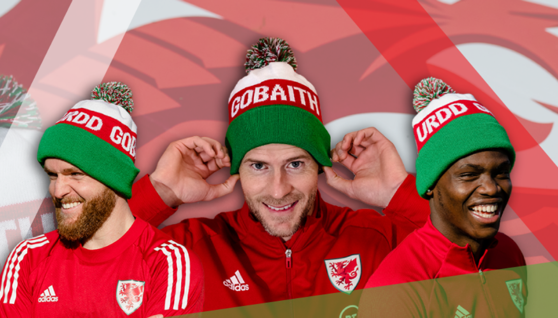 Urdd Red White And Green Bobble Hat Urdd Gobaith Cymru urdd-red-white-and-green-bobble-hat-urdd-gobaith-cymru